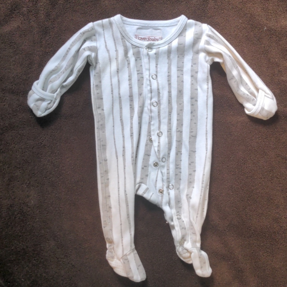 L'oved baby footed onesie